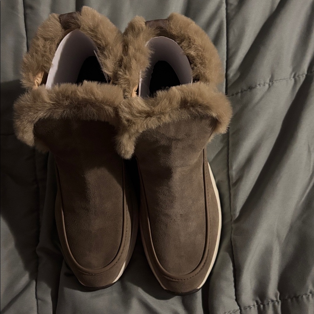 Geox Women's Brown Fur-Lined Winter Boots - Picture 4 of 6